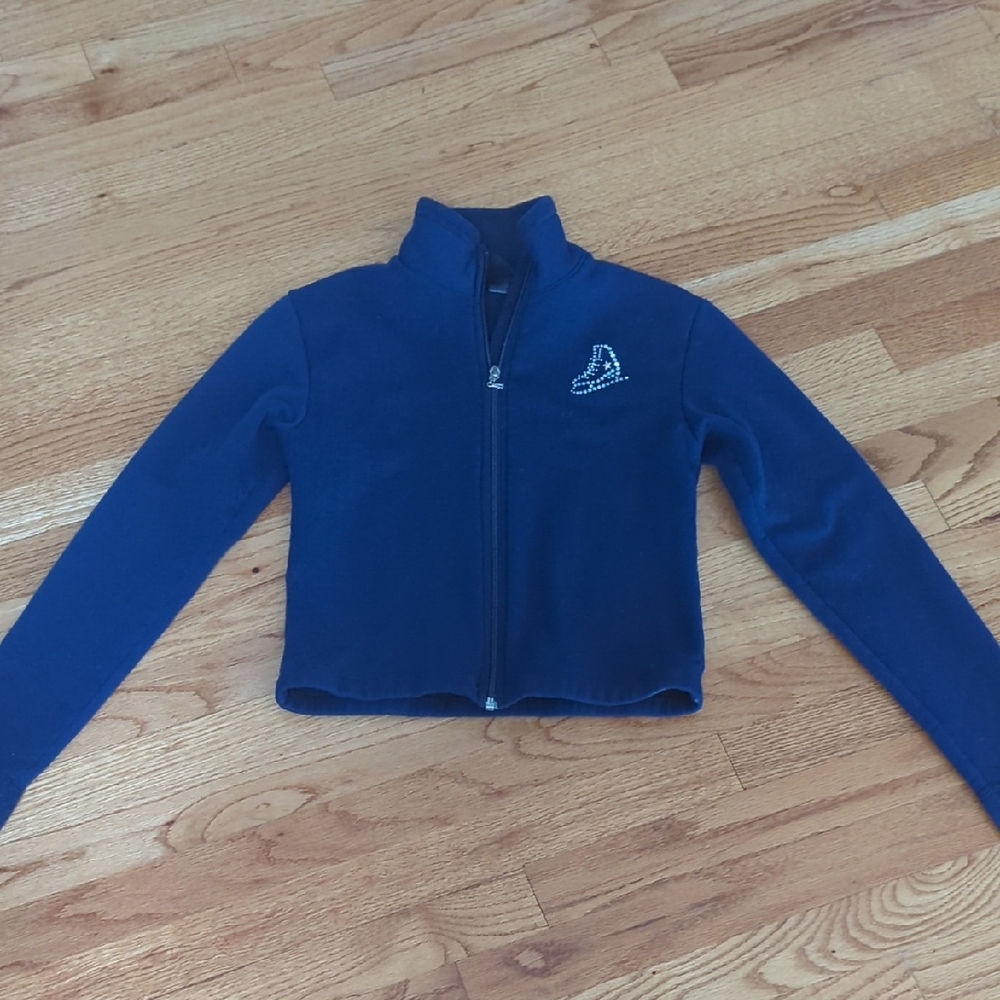Navy Figure Skating Practice Jacket